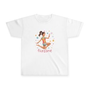 "Flipzone" Girly Gymnast Graphic Shirt