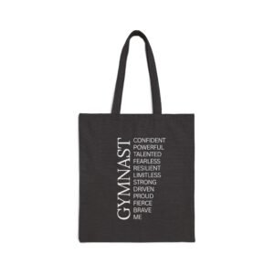 Flipzone Tote Bag — Motivational 'Gymnast' Canvas Tote