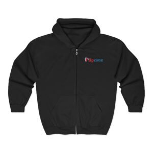 Flip Zone - Adult Full Zip Hooded Sweatshirt