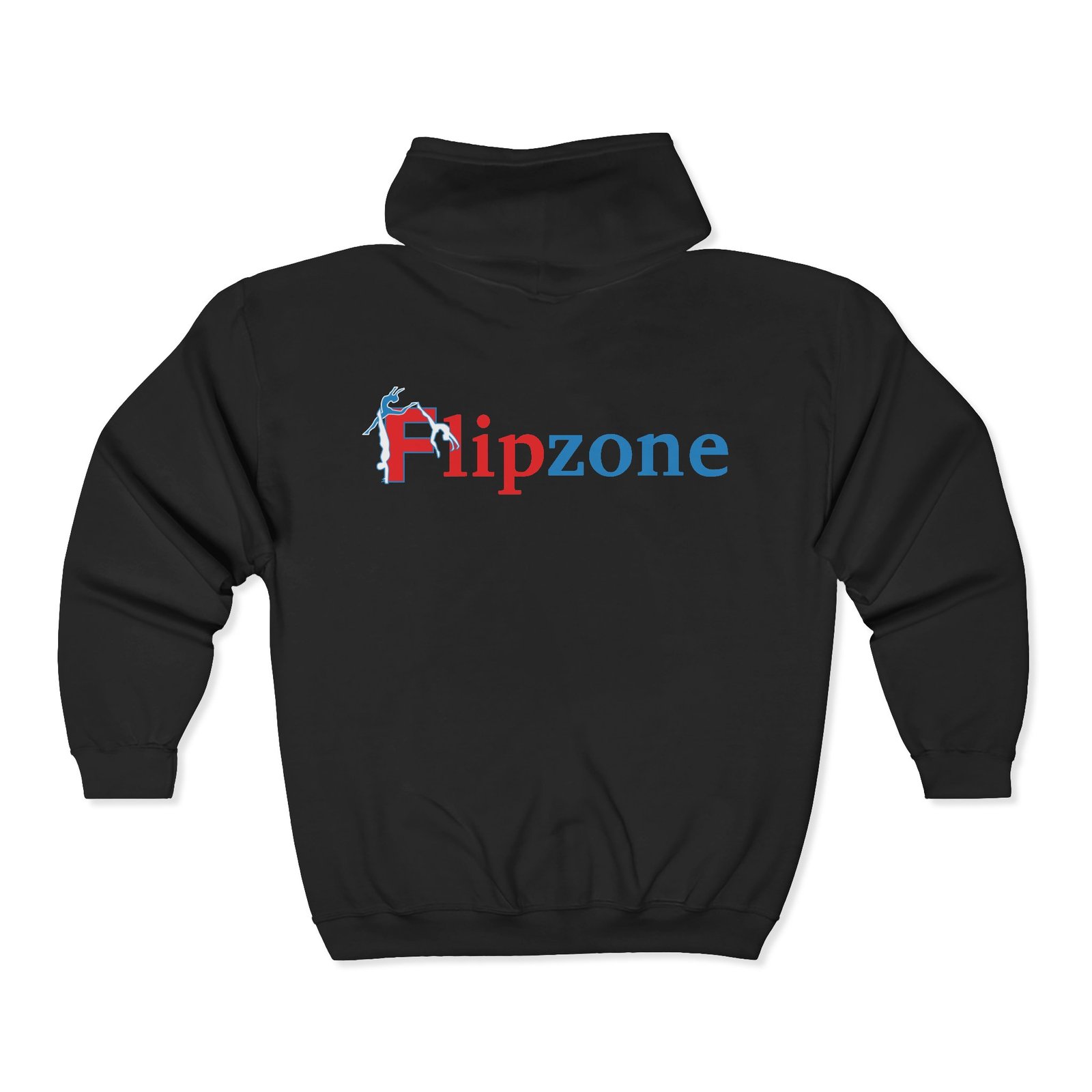 Flip Zone - Adult Full Zip Hooded Sweatshirt - Image 3